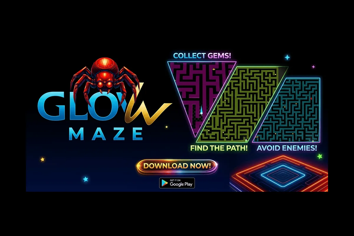 Glowo Maze - relaxing and challenging maze puzzle game with 500+ levels for iOS